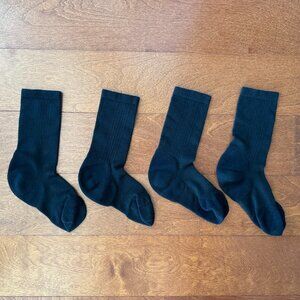 Outlier Merino Socks - 2 PAIRS - Size Small Black - SOLD OUT - RARE